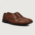 Greyson Brogues Oxford 浅棕褐色 真皮皮鞋 男士