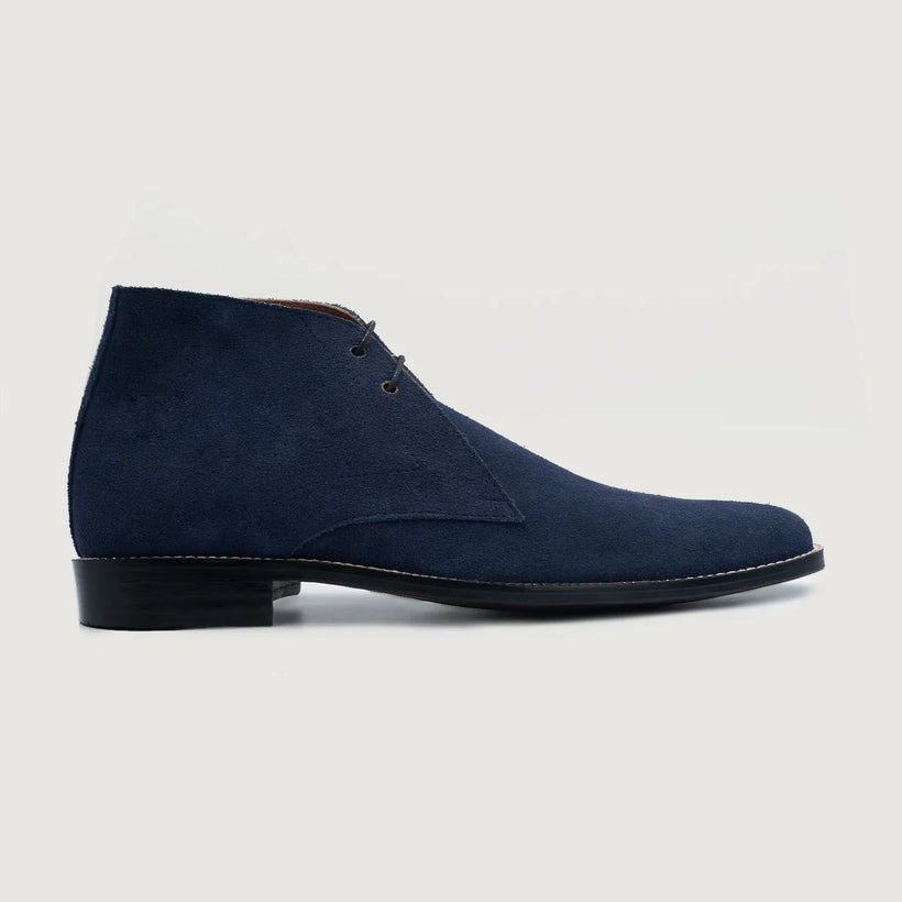 Corry Chukka Midnight 深海蓝 Suede 真皮工装靴马丁靴 男士
