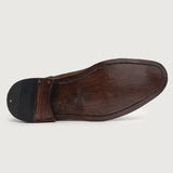 Authentic Full-Grain Leather Grain Depth & Pull-Up Patina Texture Detail