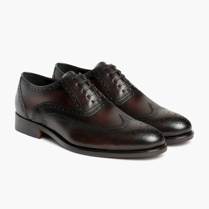 Aviator Chocolate Leather Loafers 男士