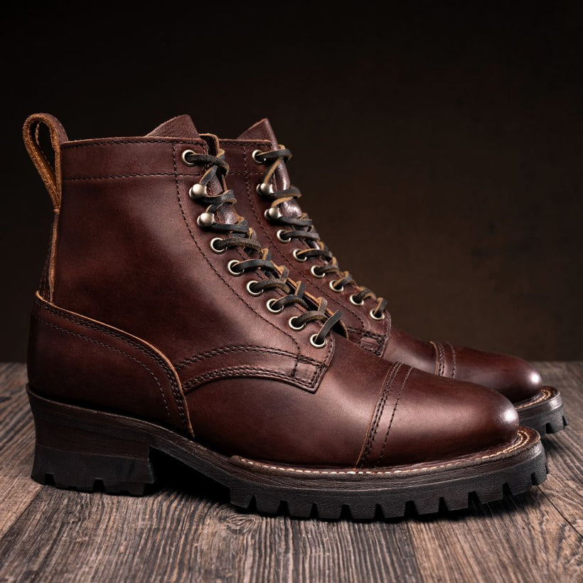 Challenger Whiskey Leather Boots 男士
