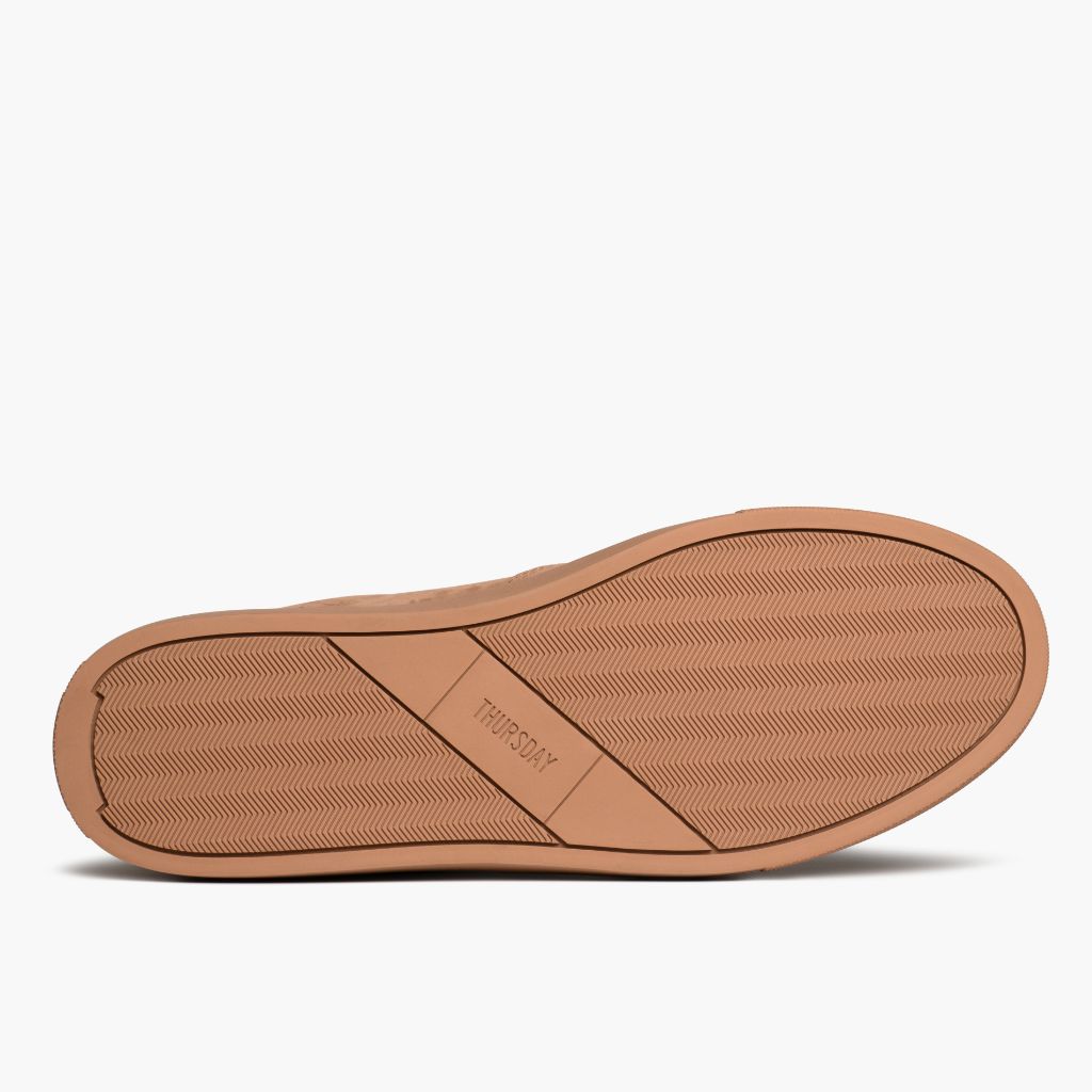 High-Traction Rubber Outsole & Lug Tread Pattern on Court Clay 真皮休闲板鞋运动鞋 男士
