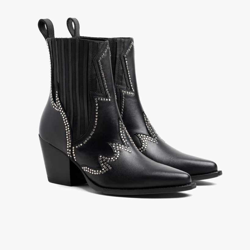 Icon 黑色 Leather Boots 女士