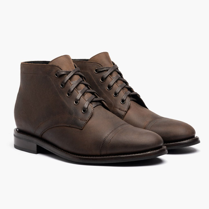 Cadet Tobacco Leather Boots 男士
