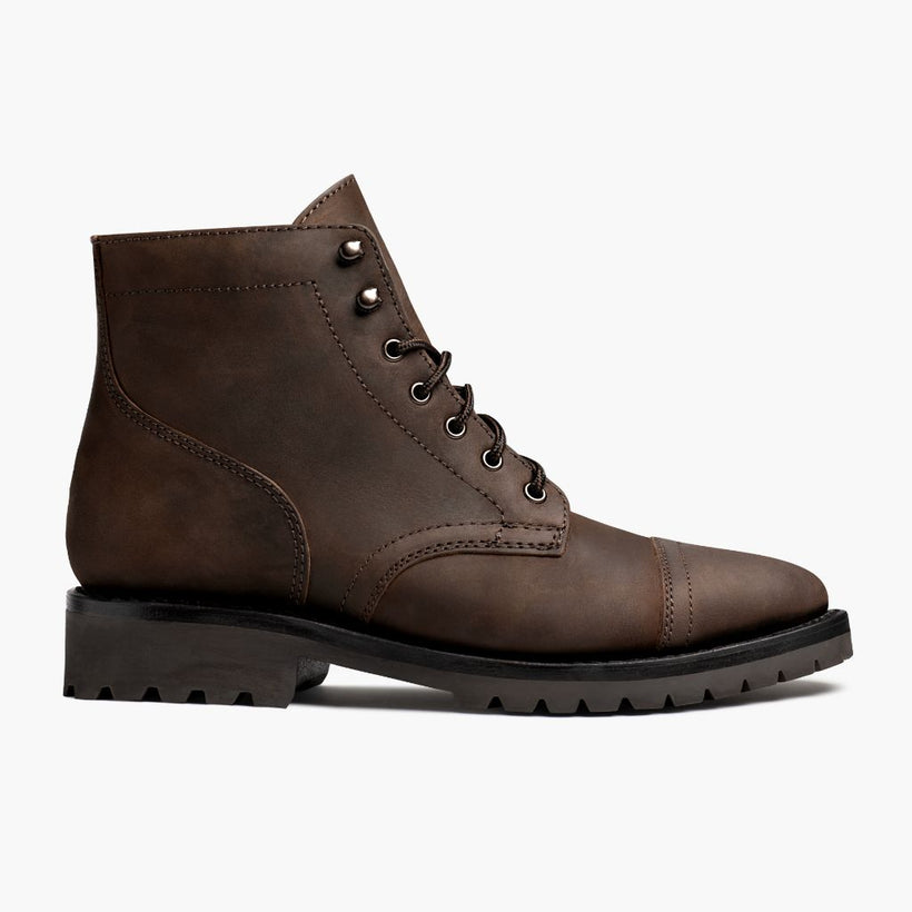 Captain StormKing® Tobacco Leather Boots 男士