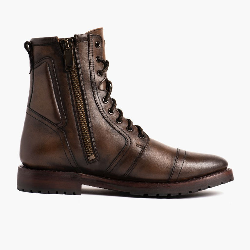 Casa Moto Anejo Leather Boots 男士