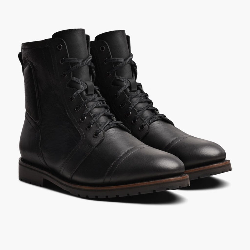 Casa Moto 黑色 Leather Boots 男士