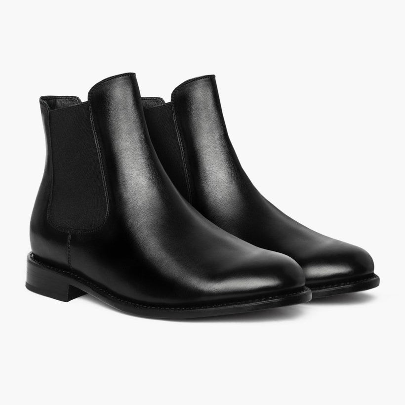 Cavalier 黑色 Leather Boots 男士