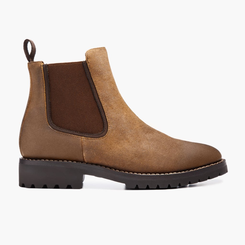 Classic Full-Grain leather Boots - 固特异沿条缝制工艺与鞋头细节