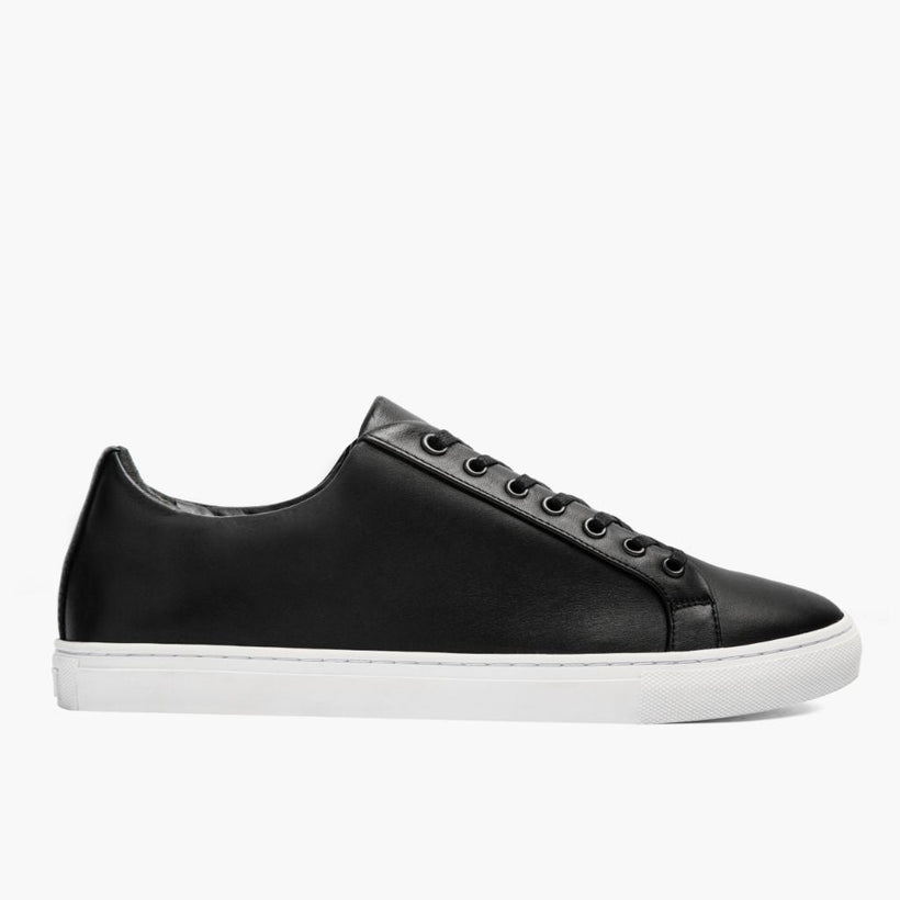 Premier Low Top 黑色 Leather Sneakers 男士