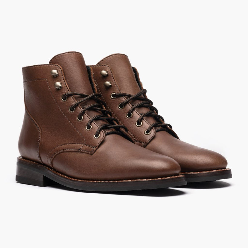 President Whiskey Leather Boots 男士
