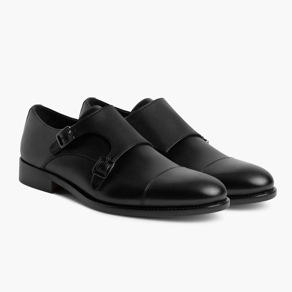 Saint 经典黑 真皮乐福鞋 男士 For Men 经典黑色头层牛皮 - 侧面轮廓视角 | 官方商城选购