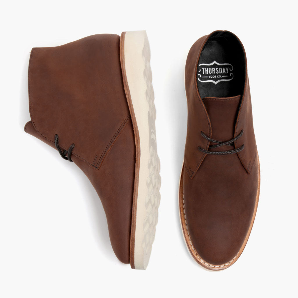 Scout Arizona Adobe 真皮工装靴马丁靴 男士 For Men - 加固鞋跟护壁与高密度双排走线细节