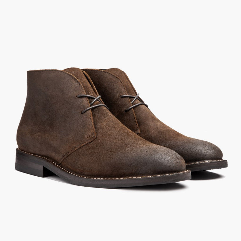 Scout Mocha Leather Boots 男士