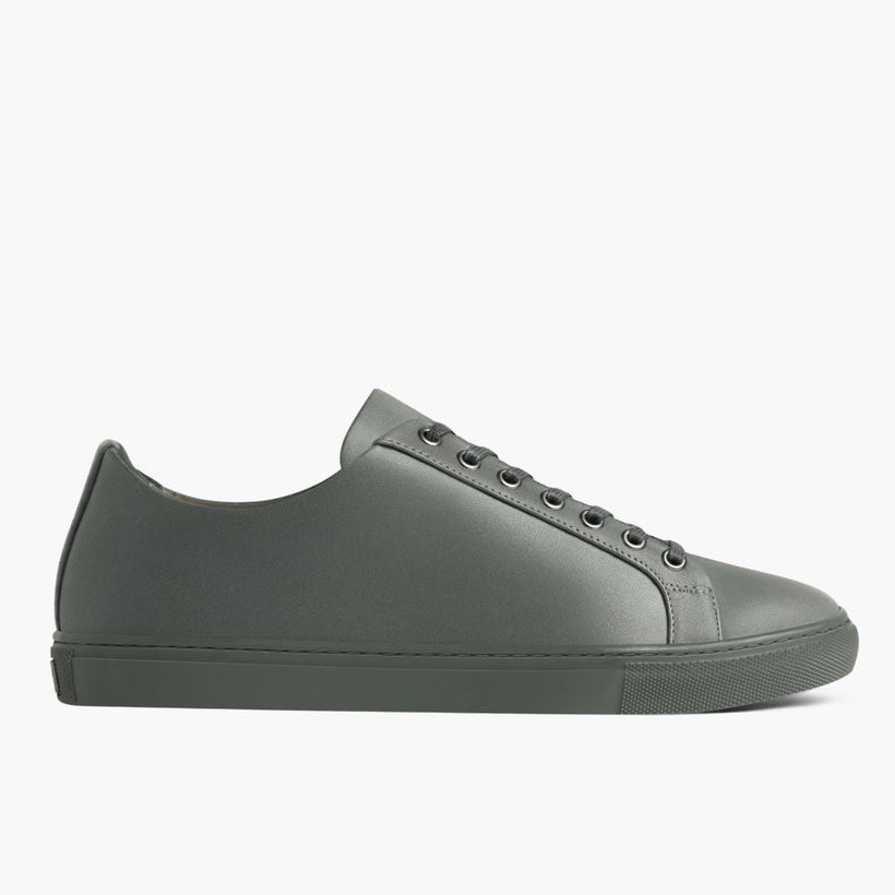 Premier Low Top Grey Leather Sneakers 男士