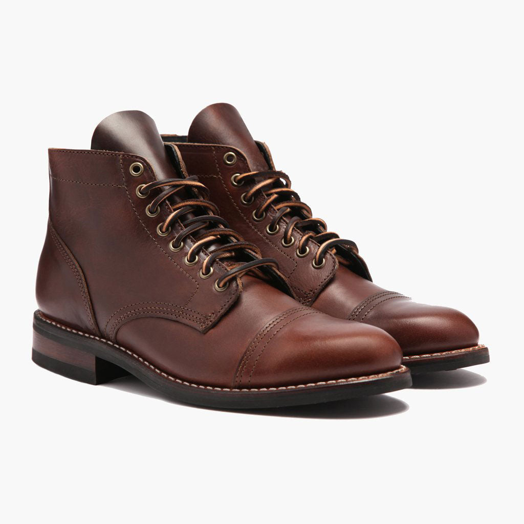 Vanguard French Roast 真皮工装靴马丁靴 男士 For Men in Classic Full-Grain Leather - 侧面轮廓视角 | 官方商城选购