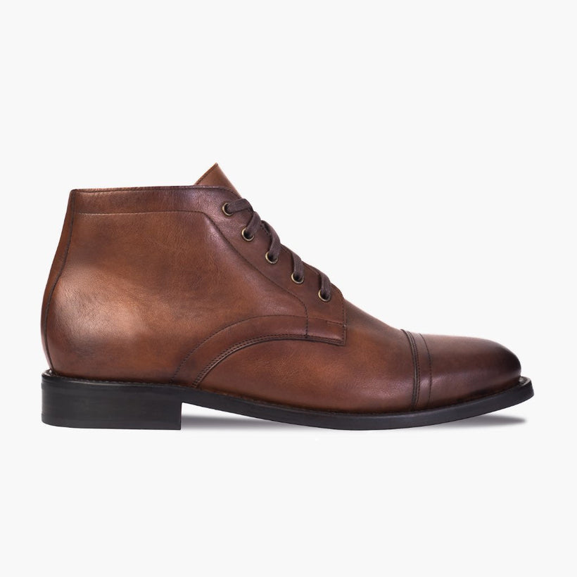 Cadet Walnut Leather Boots 男士