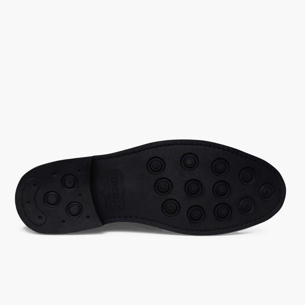 High-Traction Rubber Outsole & Lug Tread Pattern on Captain Canyon 真皮工装靴马丁靴 男士