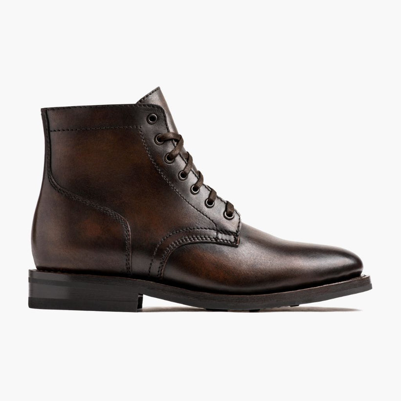 President 黑色 Coffee Leather Boots 男士