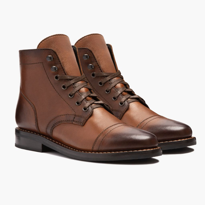 Captain Brandy Leather Boots 女士
