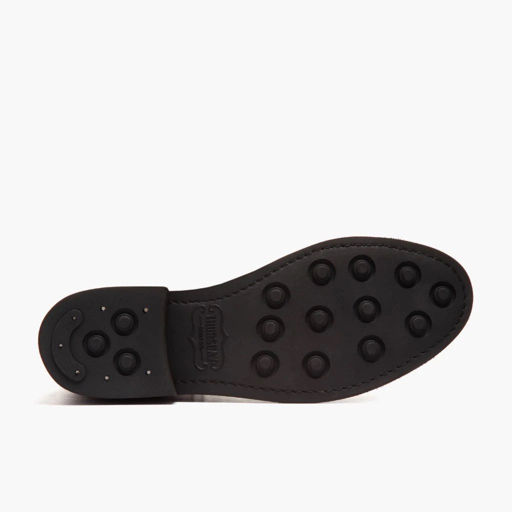 High-Traction Rubber Outsole & Lug Tread Pattern on Captain Whiskey 真皮工装靴马丁靴 女士