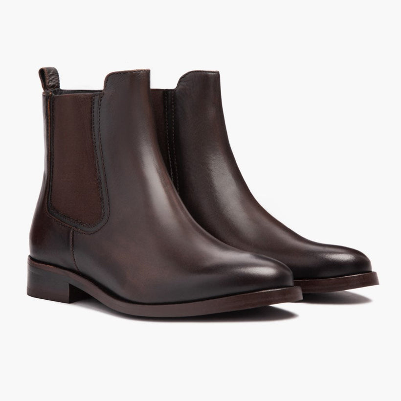Duchess 黑色 Coffee Leather Boots 女士