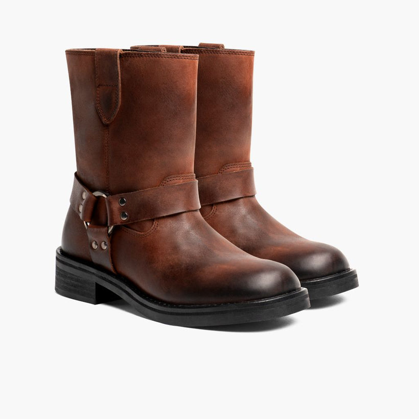 Outlaw Rust 棕色 Leather Boots 女士