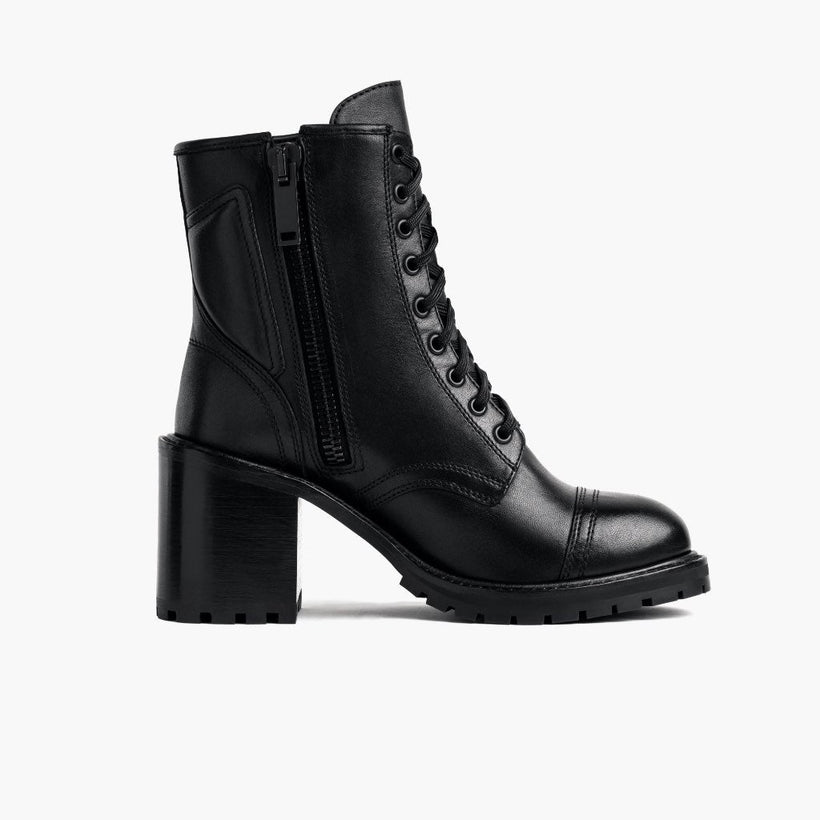 Rebel 黑色 Leather Boots 女士