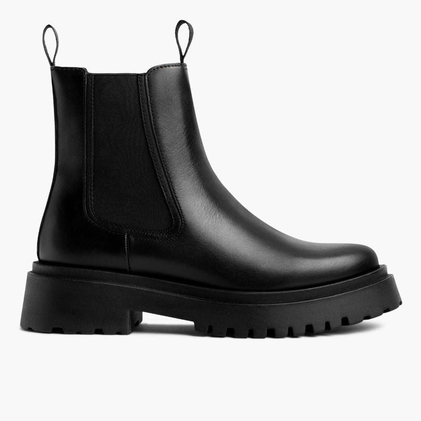Legend Platform 黑色 Leather Boots 女士