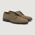 Attorney Derby 复古棕 Nubuck 真皮皮鞋 - StudGuard 男士