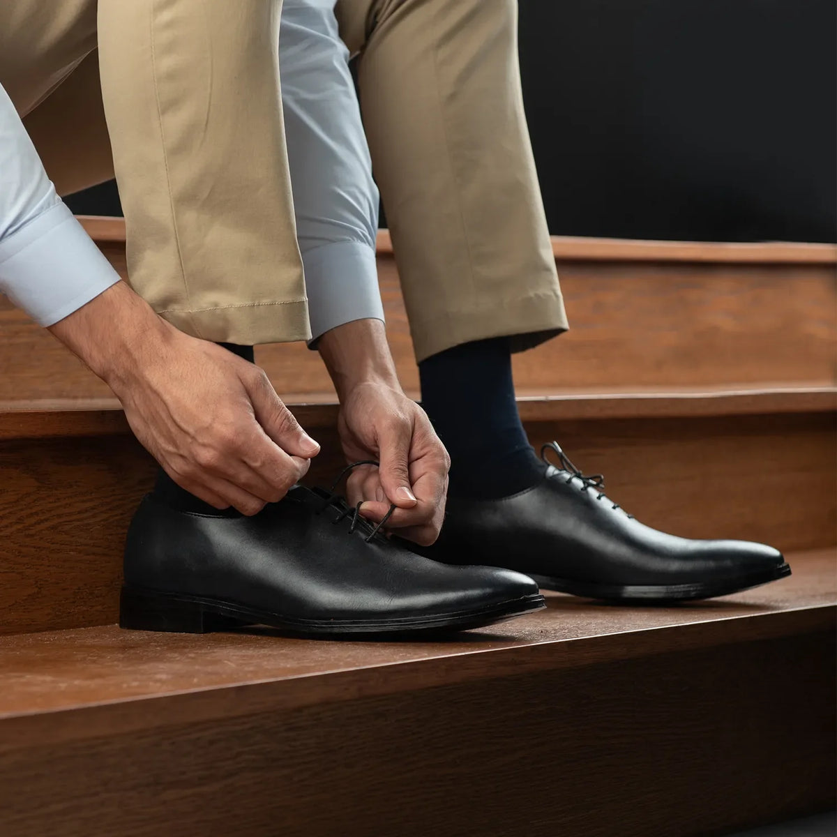Orlaven Director Wholecut 经典黑 真皮皮鞋 男士 footwear image 10