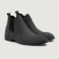 Clarkson Chelsea Grey Nubuck 真皮工装靴马丁靴 - StudGuard 男士
