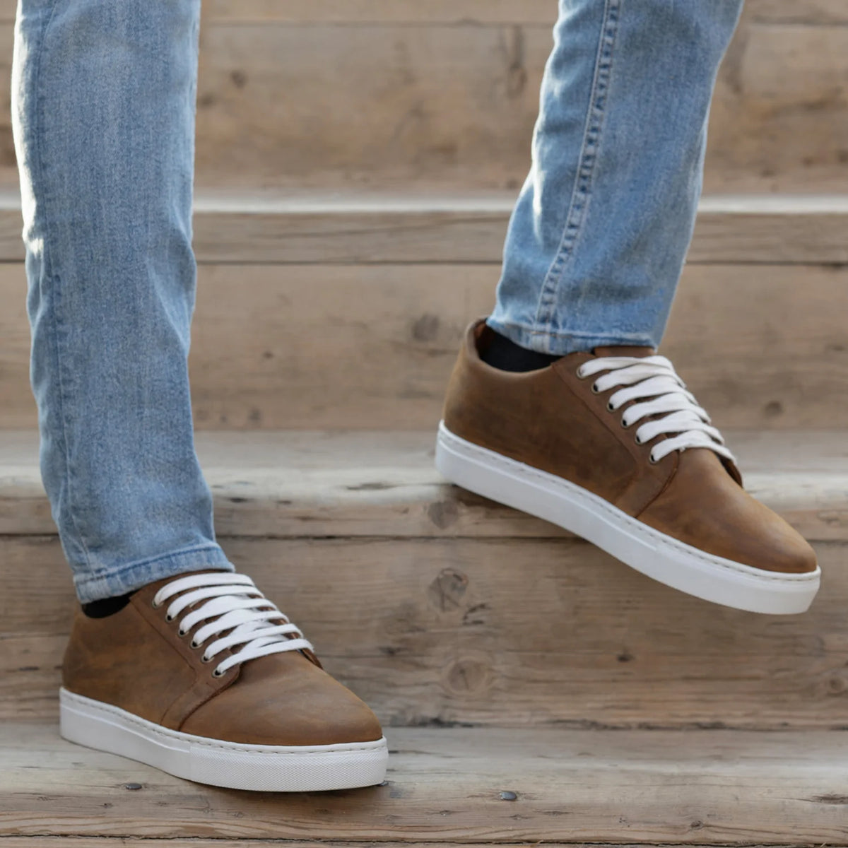 Orlaven Murphy Low Top Burnt Copper Pullup 真皮休闲板鞋运动鞋 男士 footwear image 9