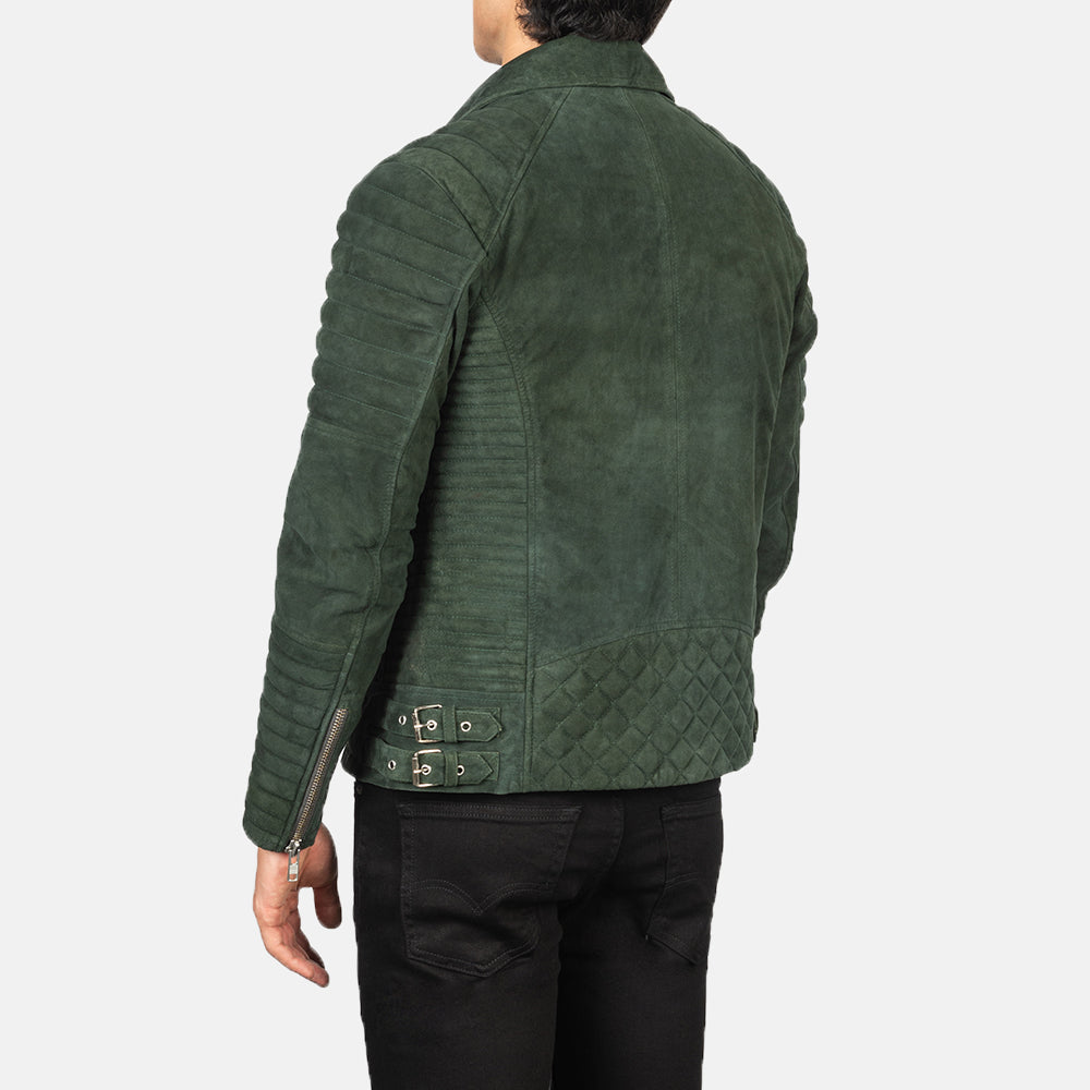 Armand Green 真皮机车夹克 男士 – alternate product view 5