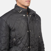 
内衬展示 Showing Quilted Polyester Lining & 内部双侧实用暗袋