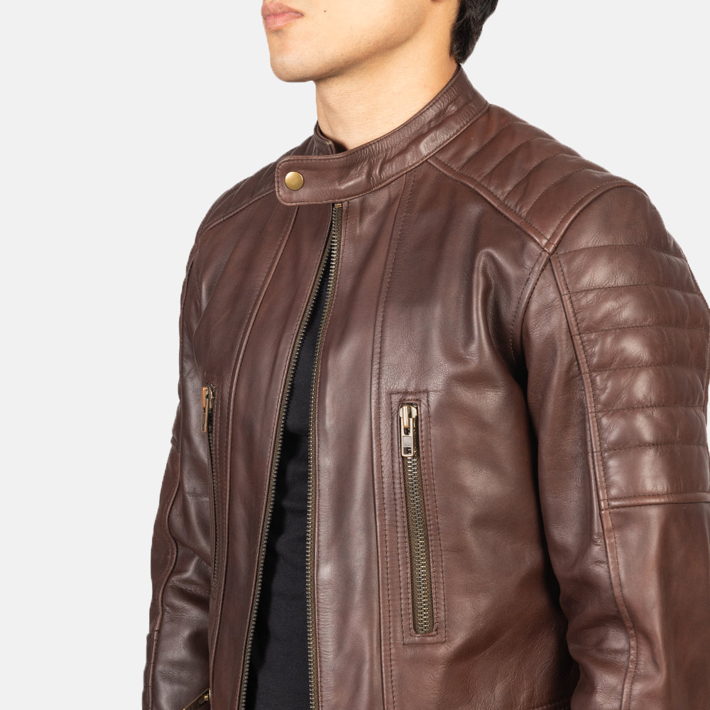 
Damian 真皮机车皮衣 男士 – alternate product view 6