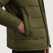 
内衬展示 Showing Quilted Viscose Lining & 内部双侧实用暗袋