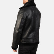 
Francis B-3 经典黑 真皮飞行员夹克 男士 – alternate product view 5