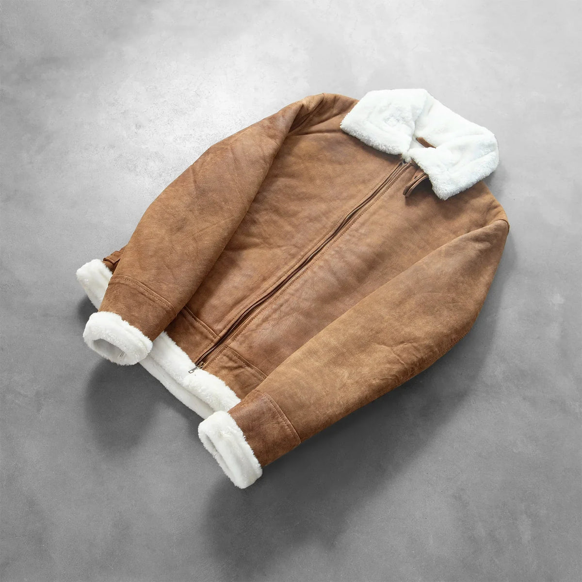 
Francis B-3 经典黑 真皮飞行员夹克 男士 – alternate product view 7