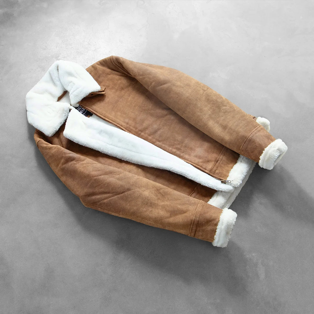 
Francis B-3 经典黑 真皮飞行员夹克 男士 – alternate product view 8