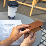 Cognac Glasses Case Maplewood 女士, detail view 1