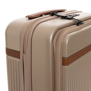 
Tailored Rib Cuffs & Hem Craftsmanship Construction Detail on Hand Luggage Suitcase Front Pocket Zuna 女士 女士