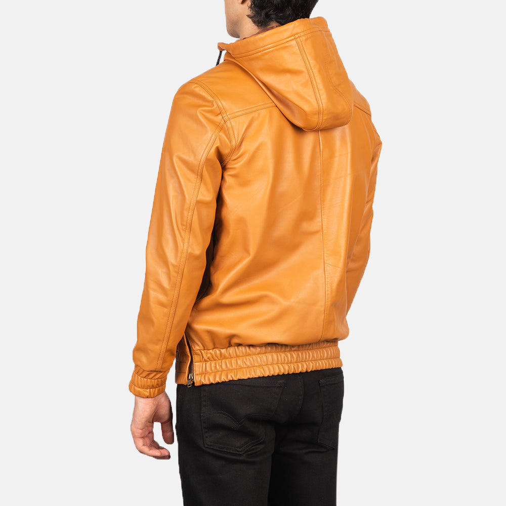 Kenton Hooded 真皮夹克 男士 – alternate product view 5
