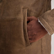 
内衬展示 Showing Fully faux fur lined & 内部双侧实用暗袋