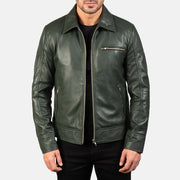Lavendard 真皮机车夹克 男士 – alternate product view 1