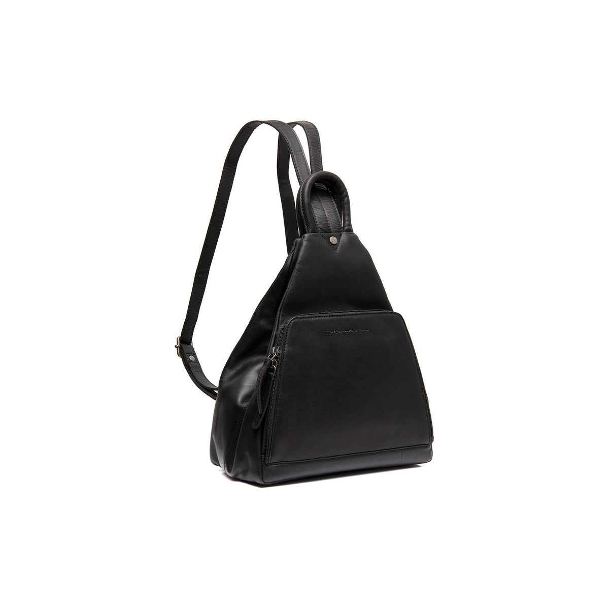 Howard Full-Grain Leather Backpack 女士 in Classic 100% Full-Grain Leather - Full Exterior Front Profile View | Buy Online