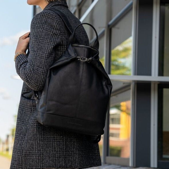 Manchester Full-Grain Leather Backpack 女士