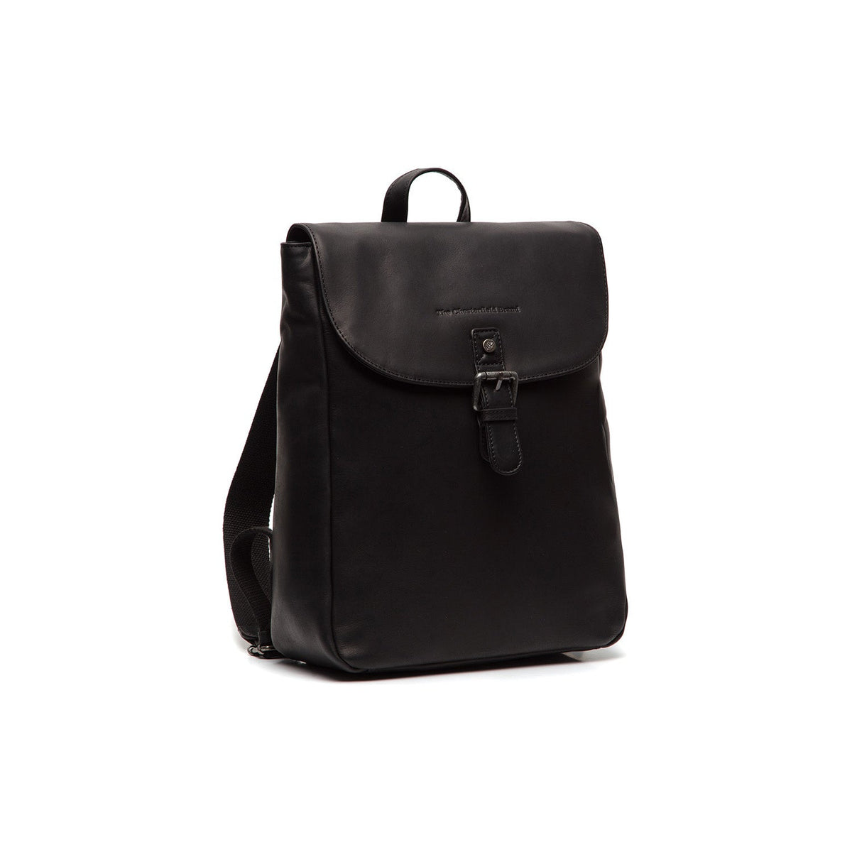 Vermont Full-Grain Leather Backpack 女士 in Classic 100% Full-Grain Leather - Full Exterior Front Profile View | Buy Online