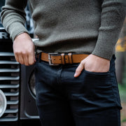 Aayden Full-Grain Leather Belt 男士 – alternate product view 3