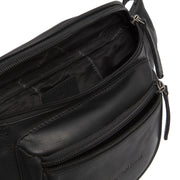 Solid Antique Brass Hardware &amp; Heavy-Duty Dual Zipper Detail on Jack Full-Grain Leather Belt Bag 女士